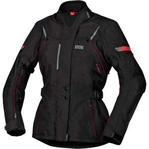 iXS Chaqueta de Moto  Liz-ST Mujer Negro-Rojo