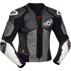 Ixon Chaqueta de Moto  Vendetta Evo Negro-Gris-Blanco