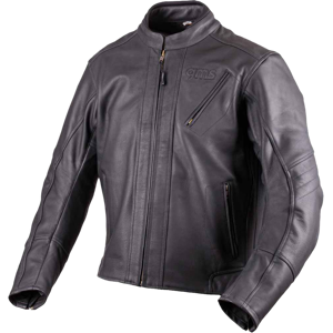 GMS Chaqueta de Moto de Piel  Panther Negra