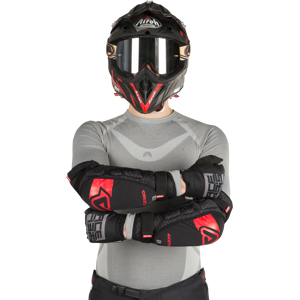 Acerbis Coderas  X-Soft Negro-Rojo