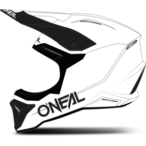 O'Neal Casco de Cross  1SRS Solid Blanco