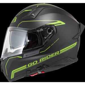 Casco Moto Integral Nzi Go Rider Stream Solid Negro K S