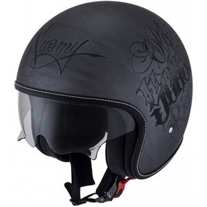 Casco Suomy Rokk Old School Rider Scratch Gun Metal  KSRK0002