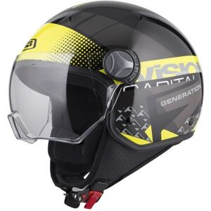 Casco Nzi Capital Vision Plus Negro Amarillo  150321A221