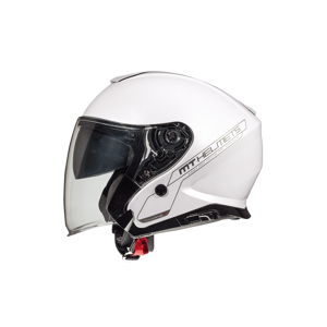 MT Helmets Casco MT Thunder3 SV Jet Solid A0 Blanco Perla Brillo