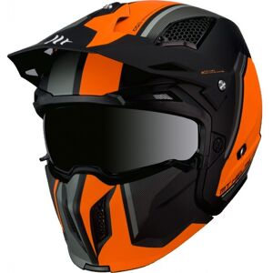 MT Helmets Casco Jet Mt Streetfighter Sv Twin C4 Naranja Fluor Mate  12726132433