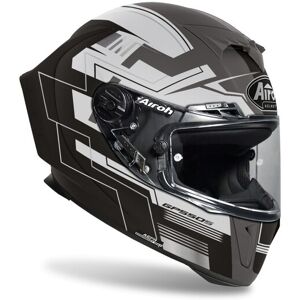 Casco Airoh Gp550 S Challenge Negro Mate  GP55CHA35