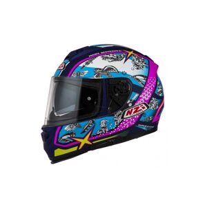 Casco Nzi Eurus 2 Duo Komet Rosa Sky Azul Brillo 150312A616