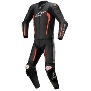 Mono Alpinestars Missile V2 Leather Suit 2PC Negro Rojo  3160122-1030