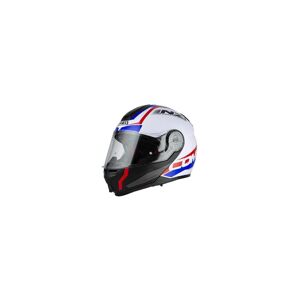 Casco Nzi Combi 2 Duo Shock Blanco Rojo  150299A395