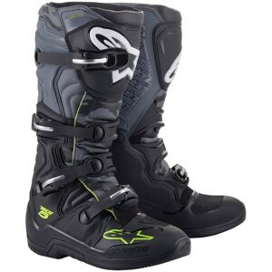 Botas Alpinestars Tech 5 Negro Cool Gris Amarillo Fluor  2015015-1055