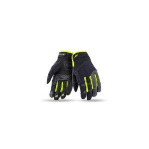 Guantes Seventy Sd-C48 Verano Urban Negro Amarillo Fluor  SD12048034