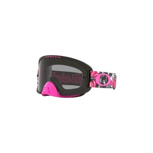 Máscara Oakley OFrame 2.0 Pro Mx Troy Lee Design Cosmic Jungle Negro Lente Gris