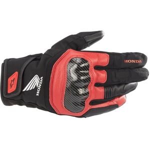 Guantes Alpinestars Honda Smx Z Drystar Negro Brillo Rojo  3527321-1303