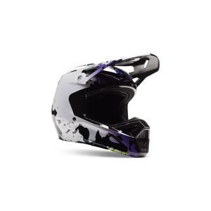 Casco Fox Infantil V1 Morphic Negro Blanco  30483-018