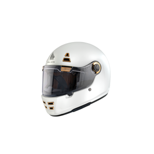 MT Helmets Casco Mt Jarama Solid Blanco Perla Brillo  13190000003