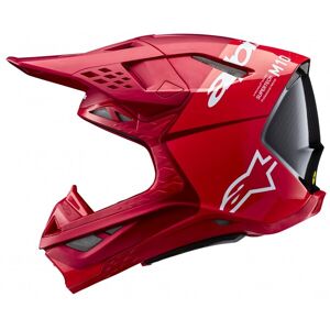 Casco Alpinestars Supertech S-M10 Flood Rojo Fluor Rojo Mate Brilo  8300923-3003