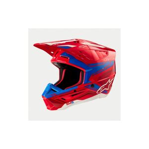 Casco Alpinestars S-M5 Action 2 Rojo Azul Brillo  8306023-3017