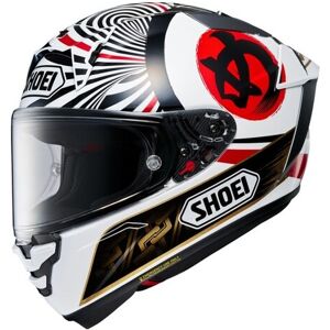 Casco Shoei X-Spr Pro Marquez Motegui 4 Blanco Negro  CSXSP14610