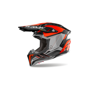 Casco Airoh Aviator 3 Saber Naranja Brillo  AV3SA32