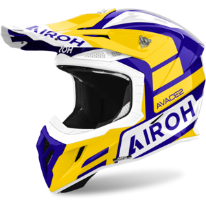 Casco Airoh Aviator Ace 2 Sake Amarillo Brillo  AV22A08