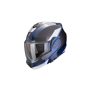 Casco Scorpion Exo-Tech Evo Team Azul Negro Blanco  118-457-170