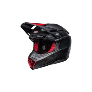 Casco Bell Moto-10 Spherical Satin Negro Brillo Rojo  800748301