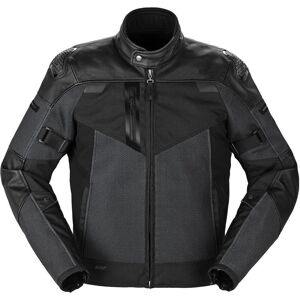 Spidi Vent Pro Chaqueta de cuero de motocicleta - Negro (58)