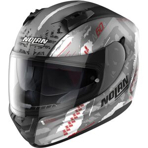 Nolan N60-6 Wheelspin Casco - Gris Naranja (L)