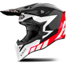 Airoh Casco de Cross  Wraap Reloaded Rojo Brillante