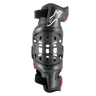 Alpinestars Rodillera Izquierda  Bionic-10 Negro-Rojo