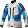 Alpinestars Chaqueta de Moto  Honda Andes V3 Drystar Gris Hielo-Azul-Rojo Brillante