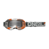 O'Neal Gafas de Cross  B-10 Duplex Blanco-Naranja-Transparente