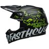 Casco Bell Moto-9S Flex Fasthouse Mc Core Negro Mate Amarillo