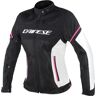 Dainese Air Frame D1 Tex Chaqueta textil para motocicletas de señoras - Negro Gris Rosa (48)