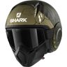 Shark Street-Drak Crower Casco Jet - Negro Verde (XS)