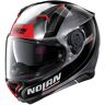 Nolan N87 Skilled N-Com Casco - Gris Plata (XS)