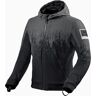 Revit Quantum 2 WB Chaqueta textil de motocicleta - Negro Blanco (XL)