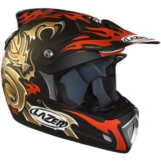 LAZER X6 Drake Rojo Enduro-Cross