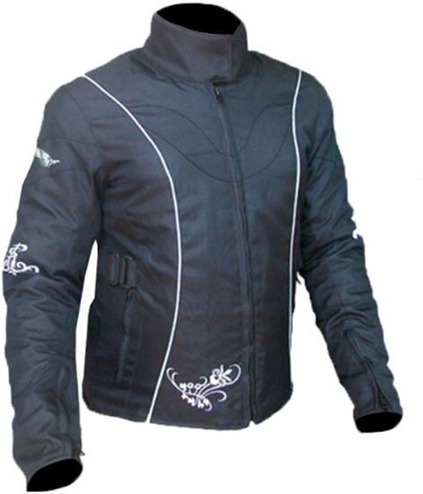 STINA Chaqueta Mujer Stinna Tj3052 Negro Con Protecciones