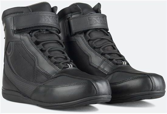 IXS Botas Moto  Lace-St Negro Botines Homologado