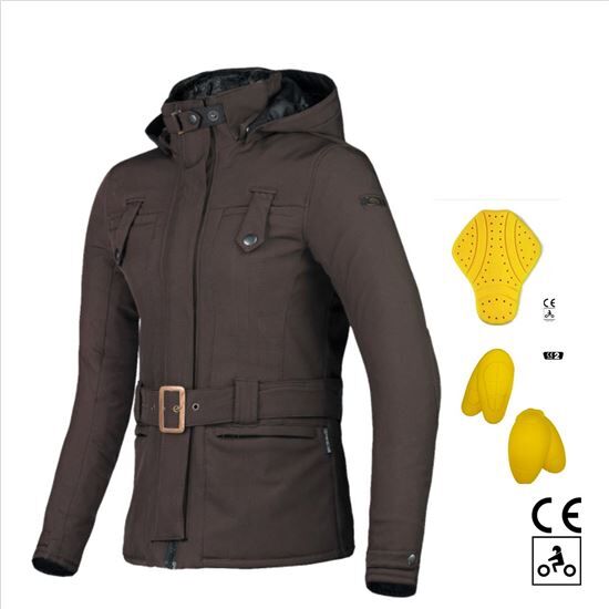 STINA Chaqueta Mujer Sofshell  Mia Invierno Marron