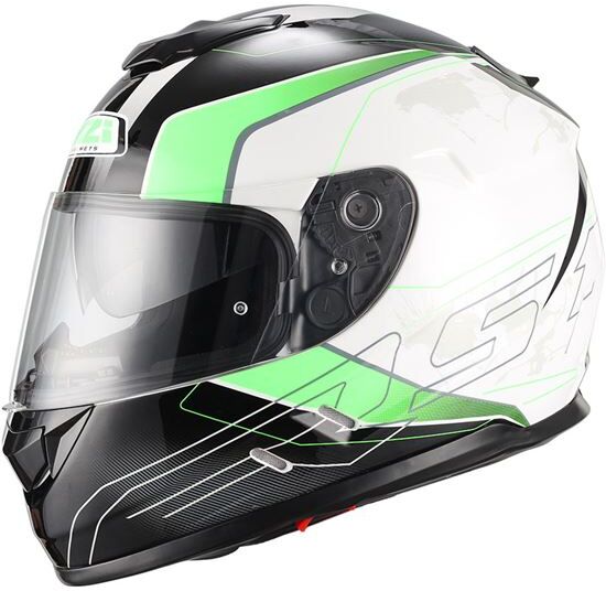 NZI Casco  Symbio Duo Graphics Aresone Verde Con Gafas