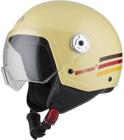 NZI Casco Infantil Jet  Vintage 3 Triband Cream Gold