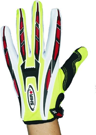 SHIRO Guantes Infantil Enduro  Mx-01 Kids Amarillo Fluor