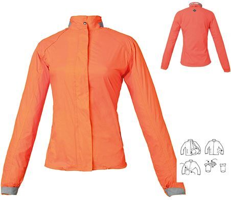 TUCANO Chaqueta Mujer Lluvia Cortavientos  Nano Bullet Orange 763-O