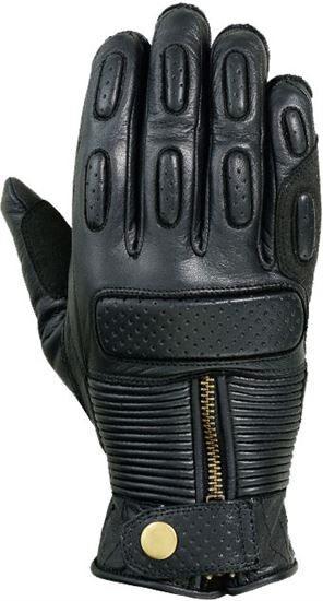 BSTAR Guantes Piel 100% Alta Calidad  Cafectec Negro