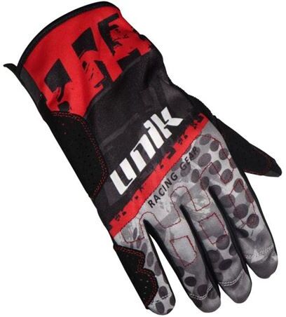 UNIK Guantes Cross Enduro  X-14 Negro Rojo