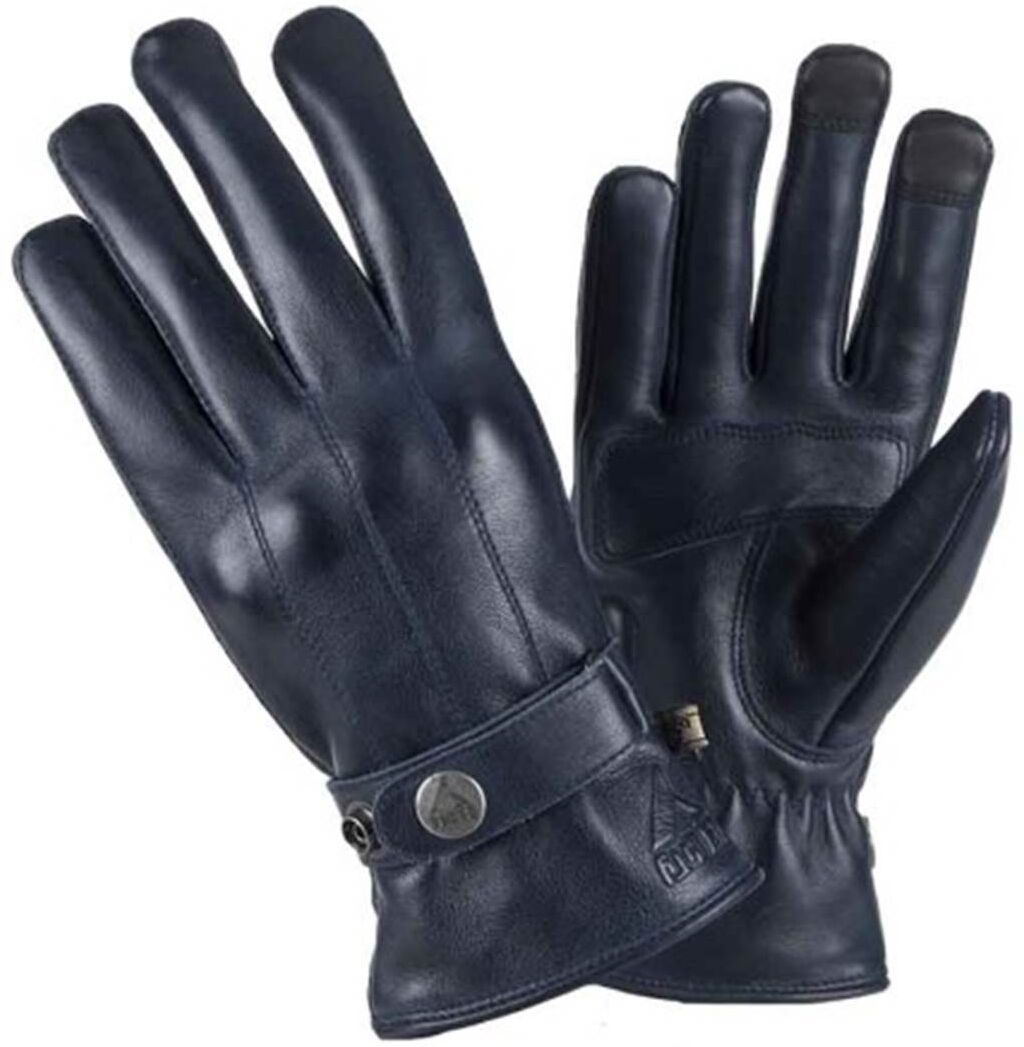 BY CITY Guantes de moto  elegant man azul s