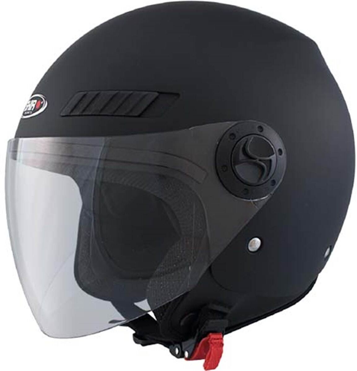 SHIRO Casco de moto jet  sh-62 negro mate xs